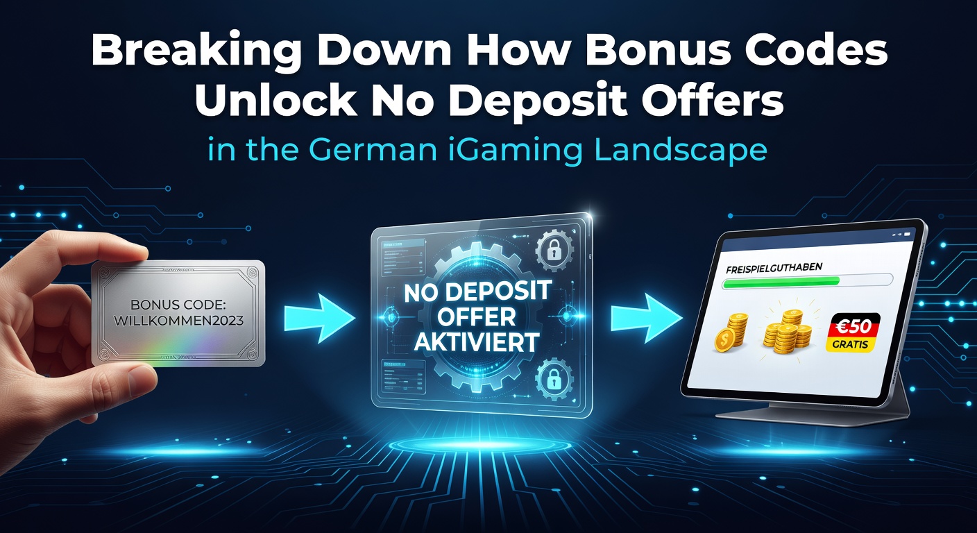 Illustration zur Nutzung von Bonus-Codes für No-Deposit-Angebote in deutschen Online-Casinos