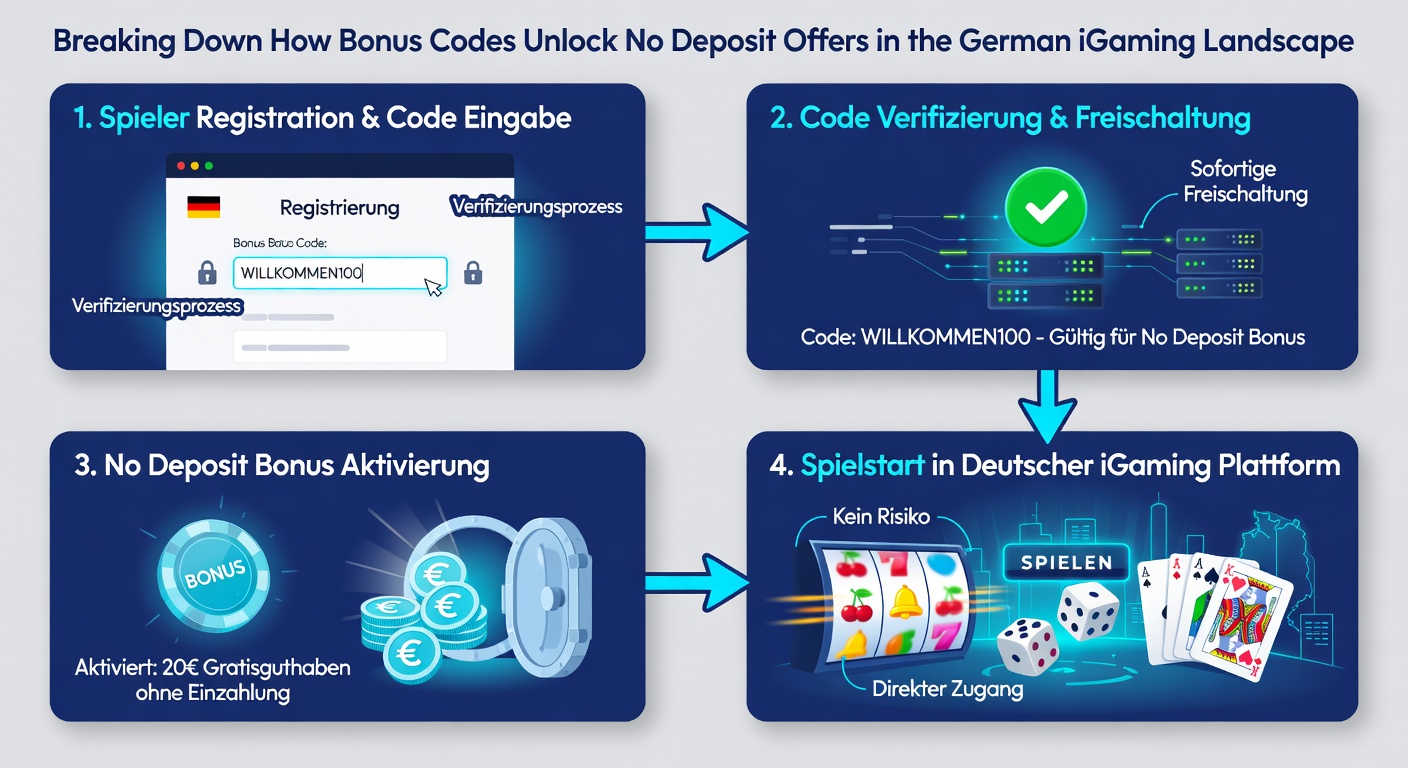 Darstellung der Integration von Bonus-Codes in regulierte iGaming-Plattformen
